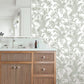Tropical Sketch Toile Forest Wallpaper