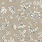 Passion Flower Toile Linen Wallpaper