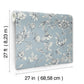 Passion Flower Toile Sky Blue Wallpaper