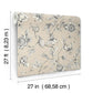 Passion Flower Toile Beige Wallpaper