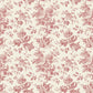 Anemone Toile French Red Wallpaper
