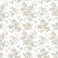 Anemone Toile Taupe Wallpaper