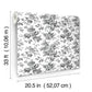 Anemone Toile Black Wallpaper