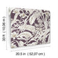 Orchid Conservatory Toile Mulberry Wallpaper