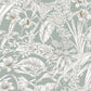 Orchid Conservatory Toile Seamist & Taupe Wallpaper