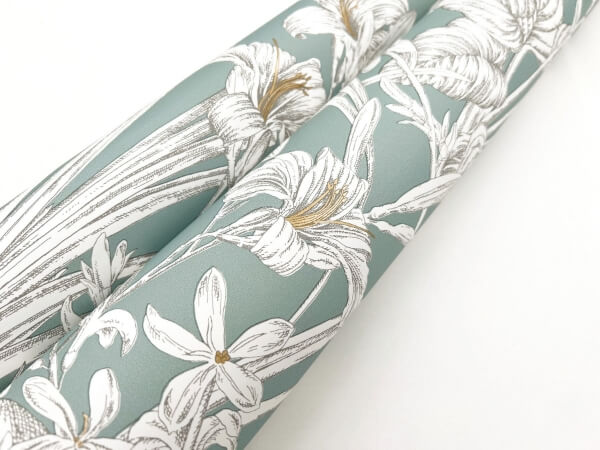 Orchid Conservatory Toile Seamist & Taupe Wallpaper