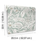 Orchid Conservatory Toile Seamist & Taupe Wallpaper