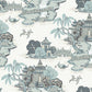 Pagoda And Sampan Scenic Seamist Wallpaper