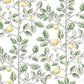 Limoncello Toile Green Wallpaper