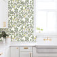 Limoncello Toile Green Wallpaper