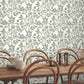 Limoncello Toile Green Wallpaper