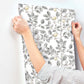 Limoncello Toile Black Wallpaper