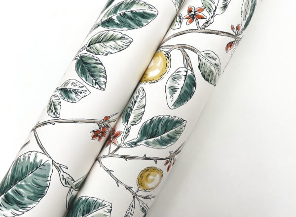 Limoncello Toile Forest Wallpaper