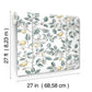 Limoncello Toile Forest Wallpaper