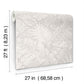 Palm Cove Toile White & Grey Wallpaper