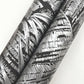 Palm Cove Toile Silver & Black Wallpaper