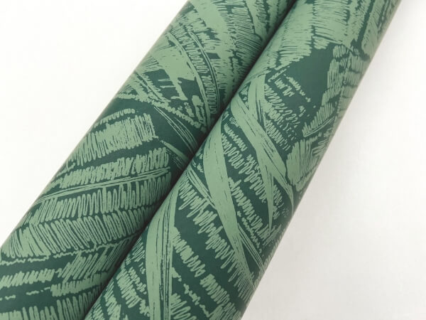 Palm Cove Toile Emerald Forest Wallpaper