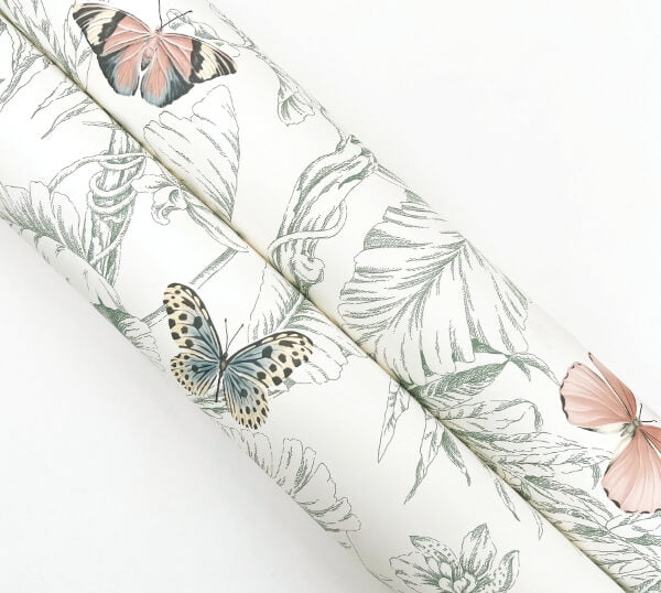 Papillon Blush Wallpaper