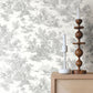Campagne Toile Grey Wallpaper