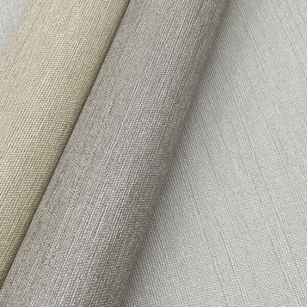 Shimmering Linen Grey Wallpaper