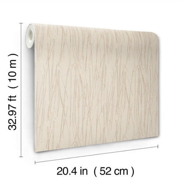 Piedmont Bamboo Ivory Wallpaper