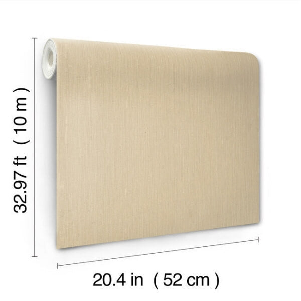 Nuvola Weave Yellow Birch Wallpaper