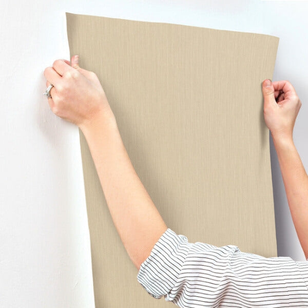 Nuvola Weave Yellow Birch Wallpaper