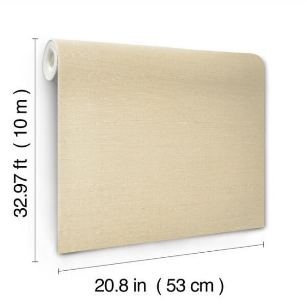 Shimmering Linen Cream Wallpaper