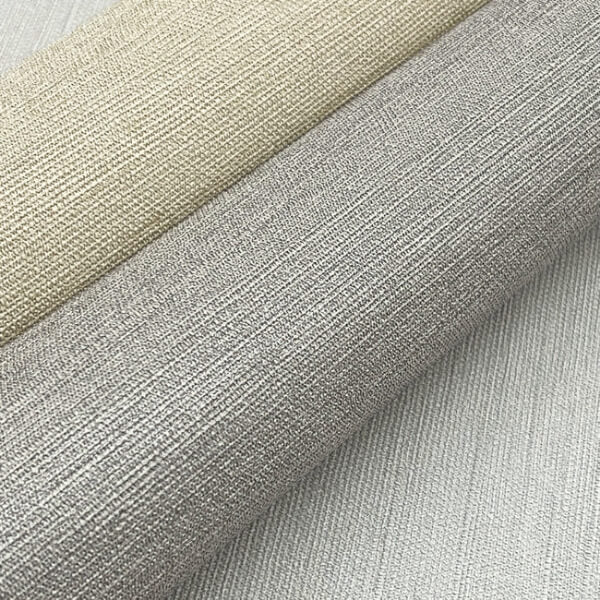 Shimmering Linen Ivory Wallpaper