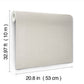 Shimmering Linen Ivory Wallpaper