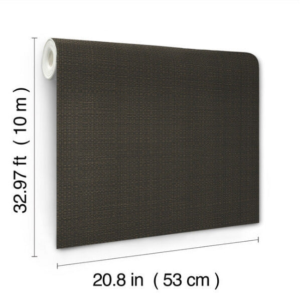 Bali Basketweave Black Wallpaper
