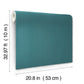 Teal Dutch Braid Wallpaper