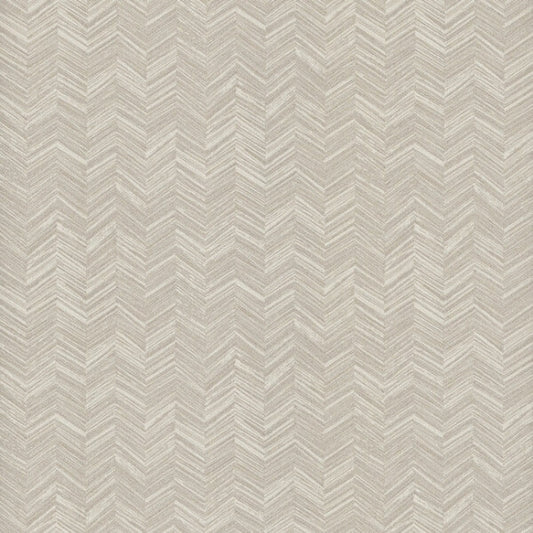 Raised Chevron Light Grey Wallpaper