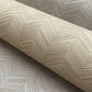 Raised Chevron Beige Wallpaper