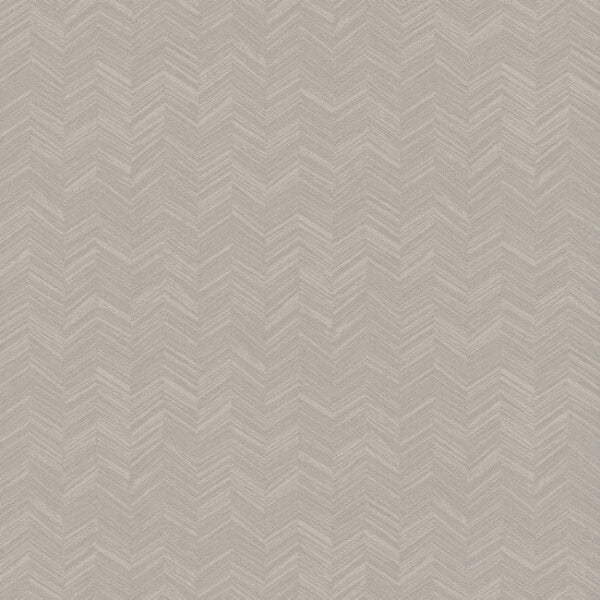 Raised Chevron Taupe Wallpaper