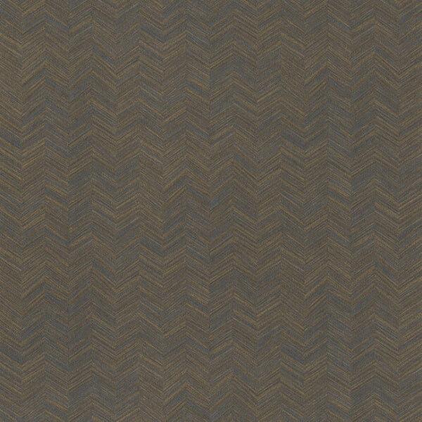 Raised Chevron Royal Blue Wallpaper