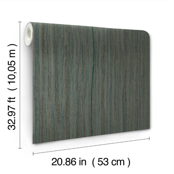 Wistman Stripe Teal Wallpaper