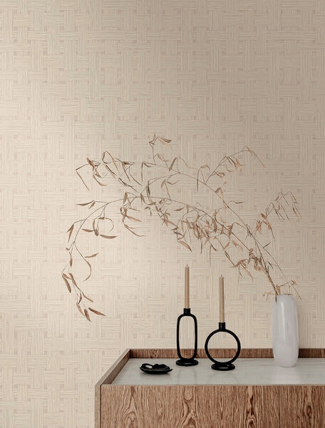 Basketry Wheat Wallpaper