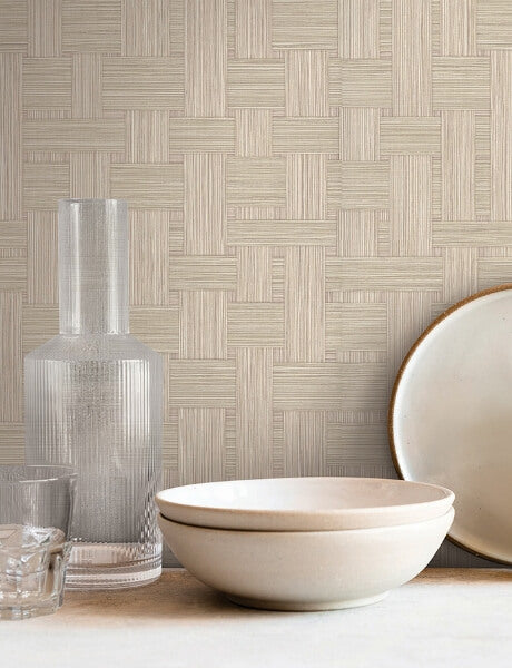 Basketry Wheat Wallpaper