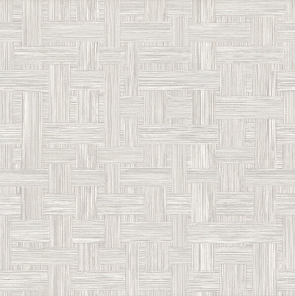 Basketry Warm Grey Wallpaper