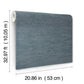 Weathered Stucco Dusty Blue Wallpaper