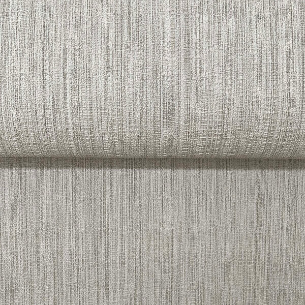 Washed Ramie Dove Grey Wallpaper