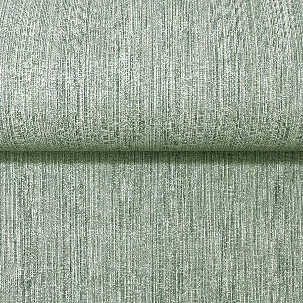 Washed Ramie Sea Glass Wallpaper