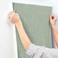Washed Ramie Sea Glass Wallpaper
