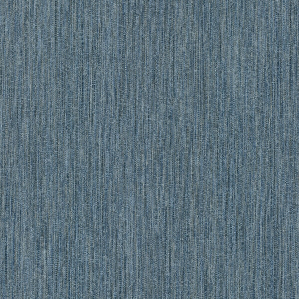 Washed Ramie Cobalt Wallpaper