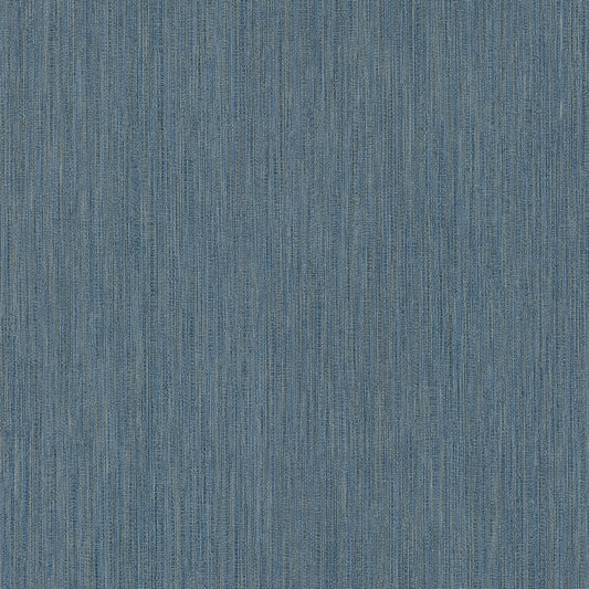 Washed Ramie Cobalt Wallpaper