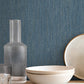 Washed Ramie Cobalt Wallpaper