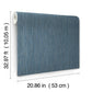 Washed Ramie Cobalt Wallpaper