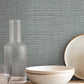 Lotus Silk Steel Blue Wallpaper
