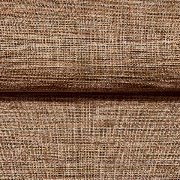 Lotus Silk Terra Cotta Wallpaper
